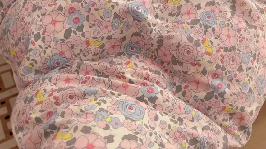 91家纺网 家纺一手货源 找家纺 昔可家纺 2022新款全棉仙仙蕾丝碎花四件套 微甜玛奇朵