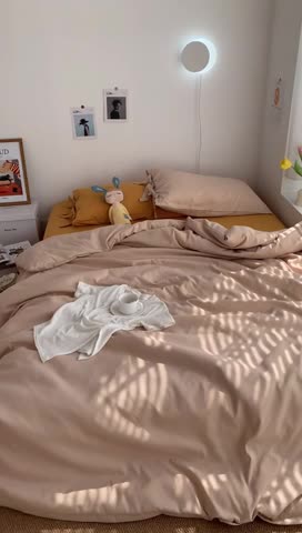 91家纺网 家纺一手货源 找家纺 曼谷家纺 新款美棉磨毛纯色系带混搭拼色蝴蝶结四件套 奶茶杏黄（系带款）