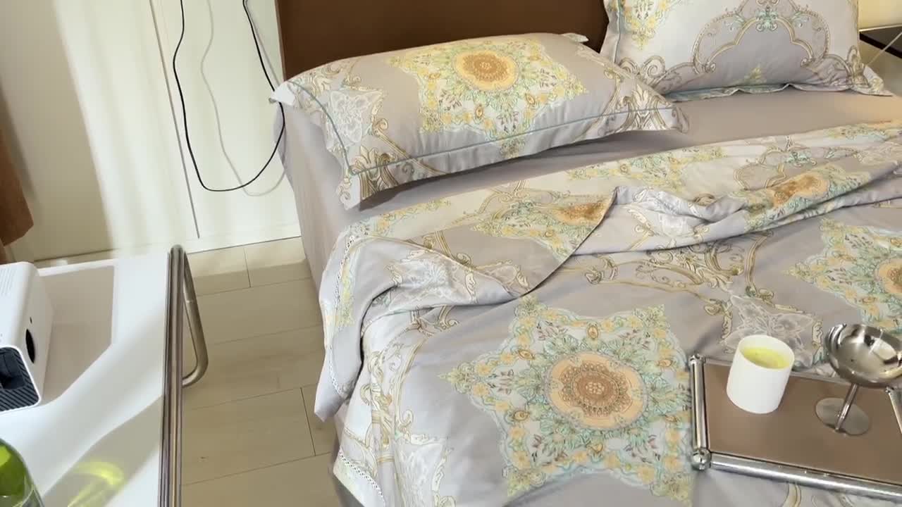 91家纺网 家纺一手货源 找家纺 棉生活家纺 2022新款莫代尔天丝夏被爱德堡