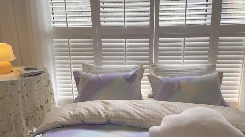 91家纺网 家纺一手货源 找家纺 柚子2022新款40支13372全棉印花四件套 心语心愿