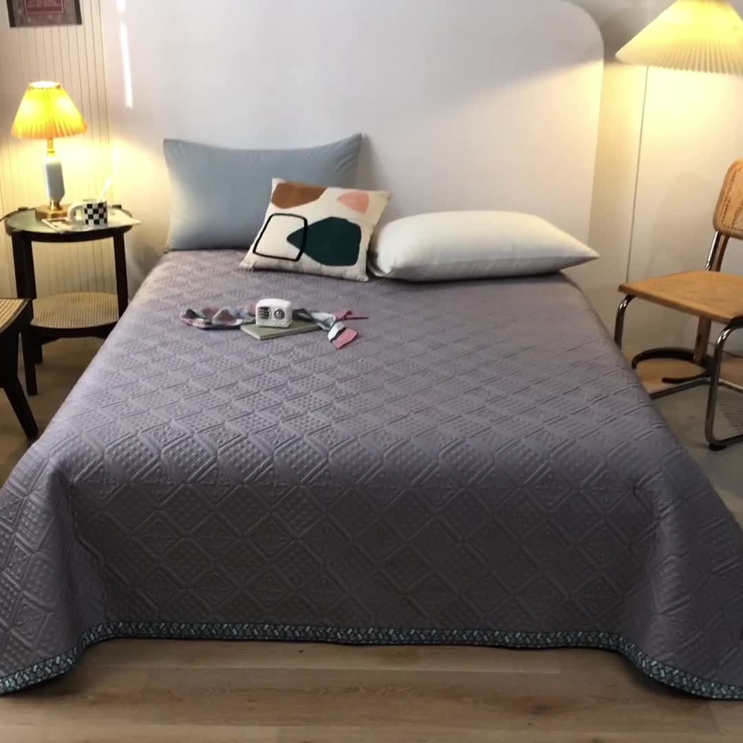 91家纺网 家纺一手货源 找家纺 （总）卡奥 2023新款天丝莫代尔小茶芯床盖夏被