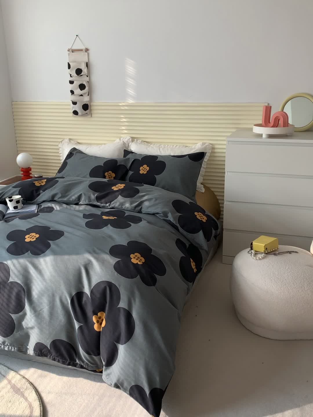 91家纺网 家纺一手货源 找家纺 怡家居 2022春季新款全棉四件套第四批 山茶