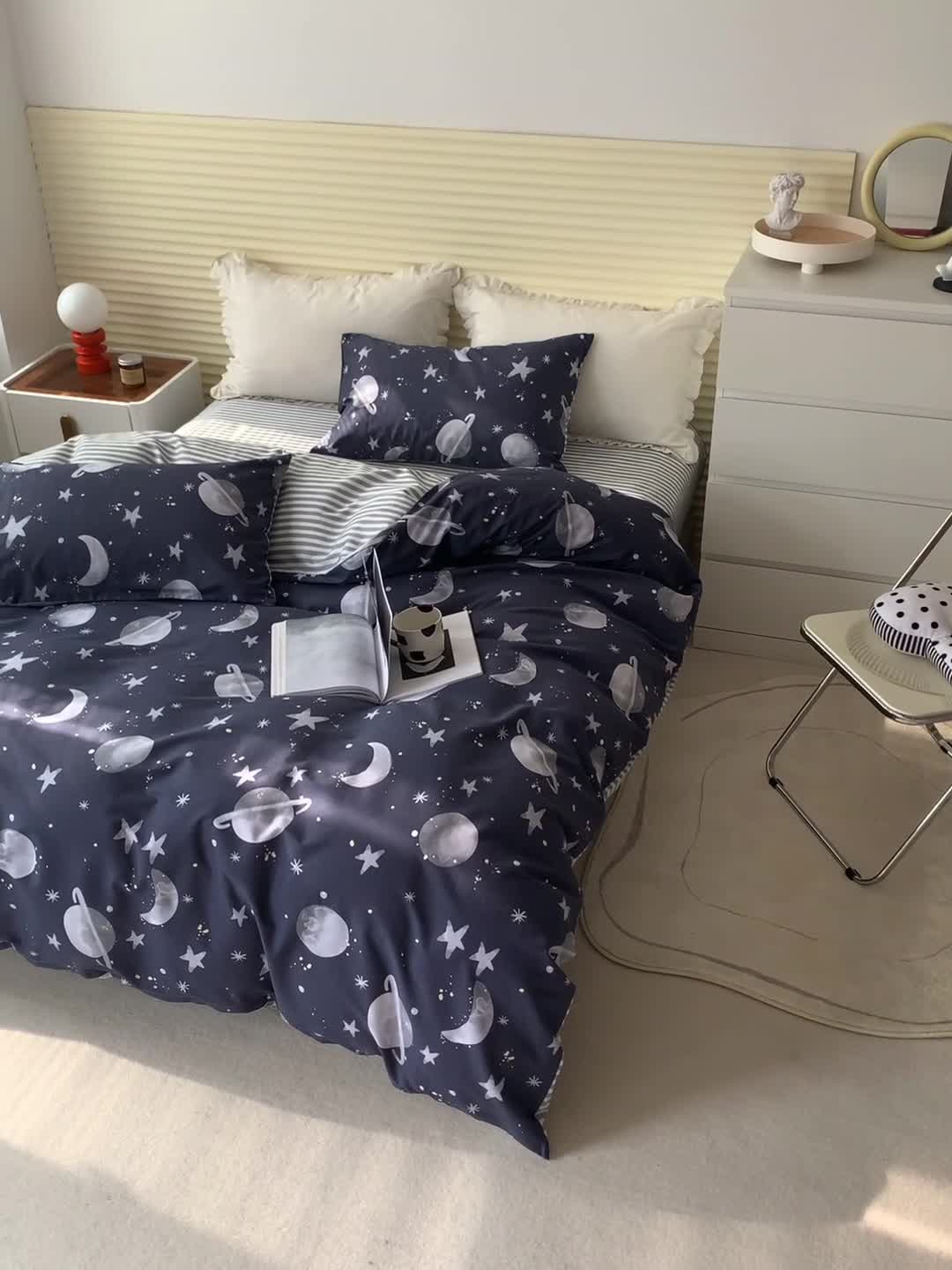 91家纺网 家纺一手货源 找家纺 怡家居 2022春季新款全棉四件套第五批 遨游