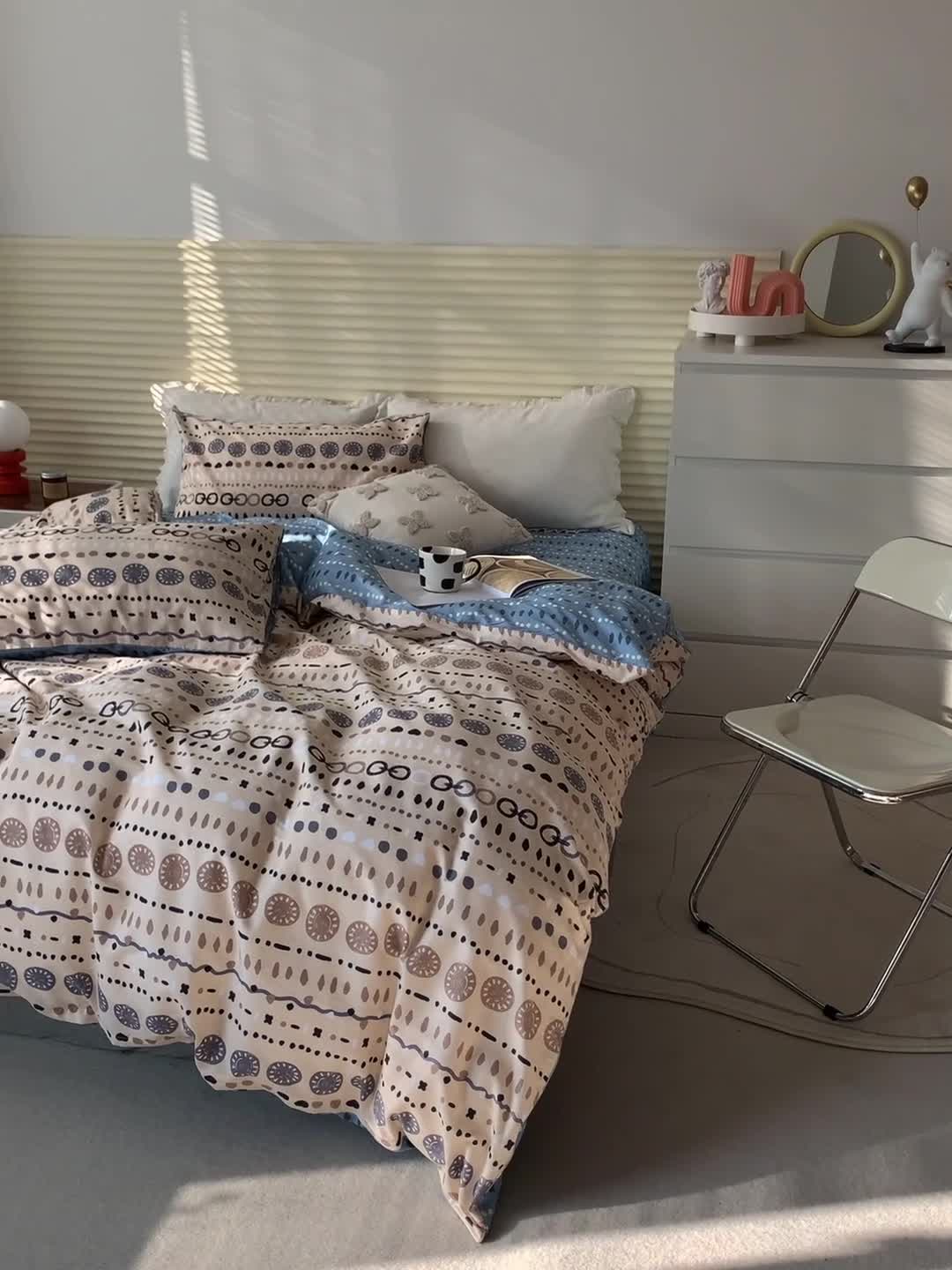 91家纺网 家纺一手货源 找家纺 怡家居 2022春季新款全棉四件套第五批 罗马空间