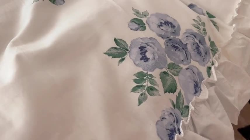 91家纺网 家纺一手货源 找家纺 （总）昔可2022新款复古花花边四件套