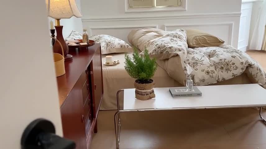 91家纺网 家纺一手货源 找家纺 昔可2022新款轻奢dior风四件套 蝴蝶玫瑰 金