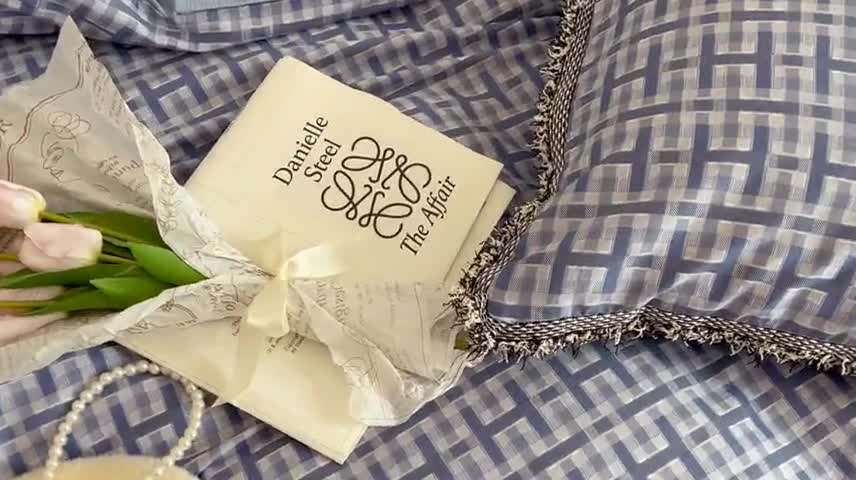 91家纺网 家纺一手货源 找家纺 昔可2022新款流苏小香风系列四件套 蓝色 H