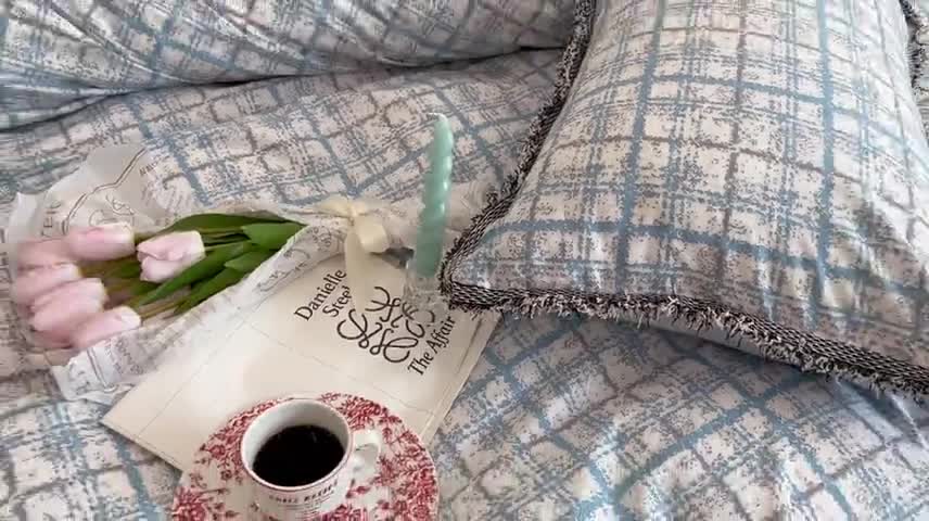 91家纺网 家纺一手货源 找家纺 昔可2022新款流苏小香风系列四件套  松岛香香