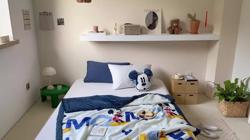 91家纺网 家纺一手货源 找家纺 星期八 2022新款迪士尼正版豆豆夏被 高飞