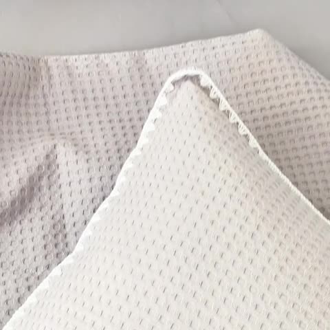 91家纺网 家纺一手货源 找家纺 洋铭区 2022新款华夫格夏被 贝拉灰