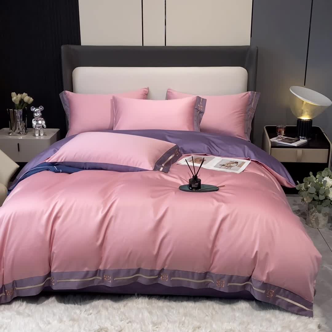 91家纺网 家纺一手货源 找家纺 （总）瑞驰家纺 2022新款100S长绒棉绣花-爱德拉系列