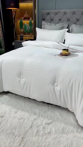 91家纺网 家纺一手货源 找家纺 【云仓直发】缔莱全棉蚕丝被夏凉被春秋冬被子母被芯加厚直播