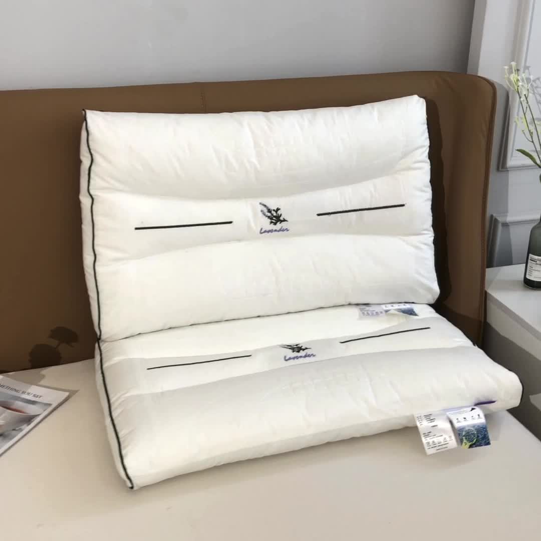 91家纺网 家纺一手货源 找家纺 (总) 糖果枕芯 2022新款全棉薰衣草助眠枕