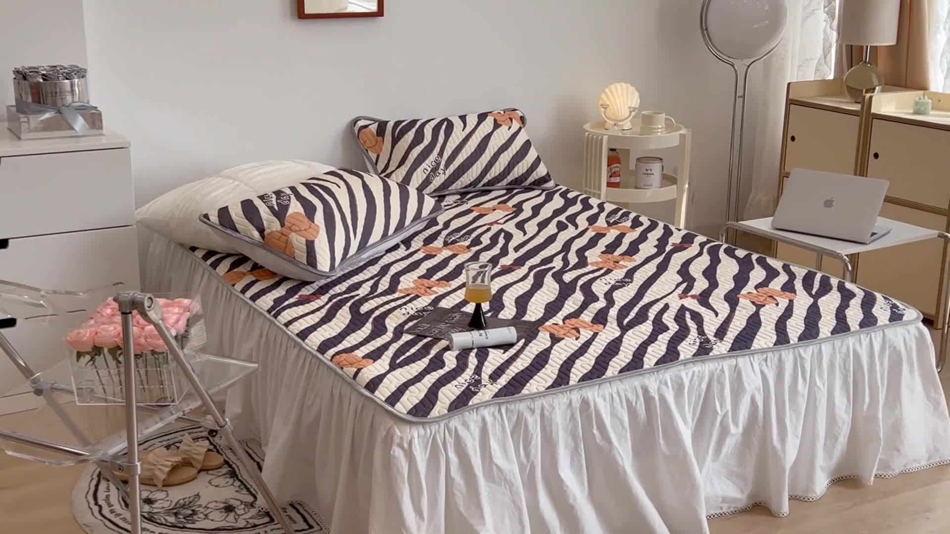 91家纺网 家纺一手货源 找家纺 （总）昔可 2022新款圆网乳胶凉席