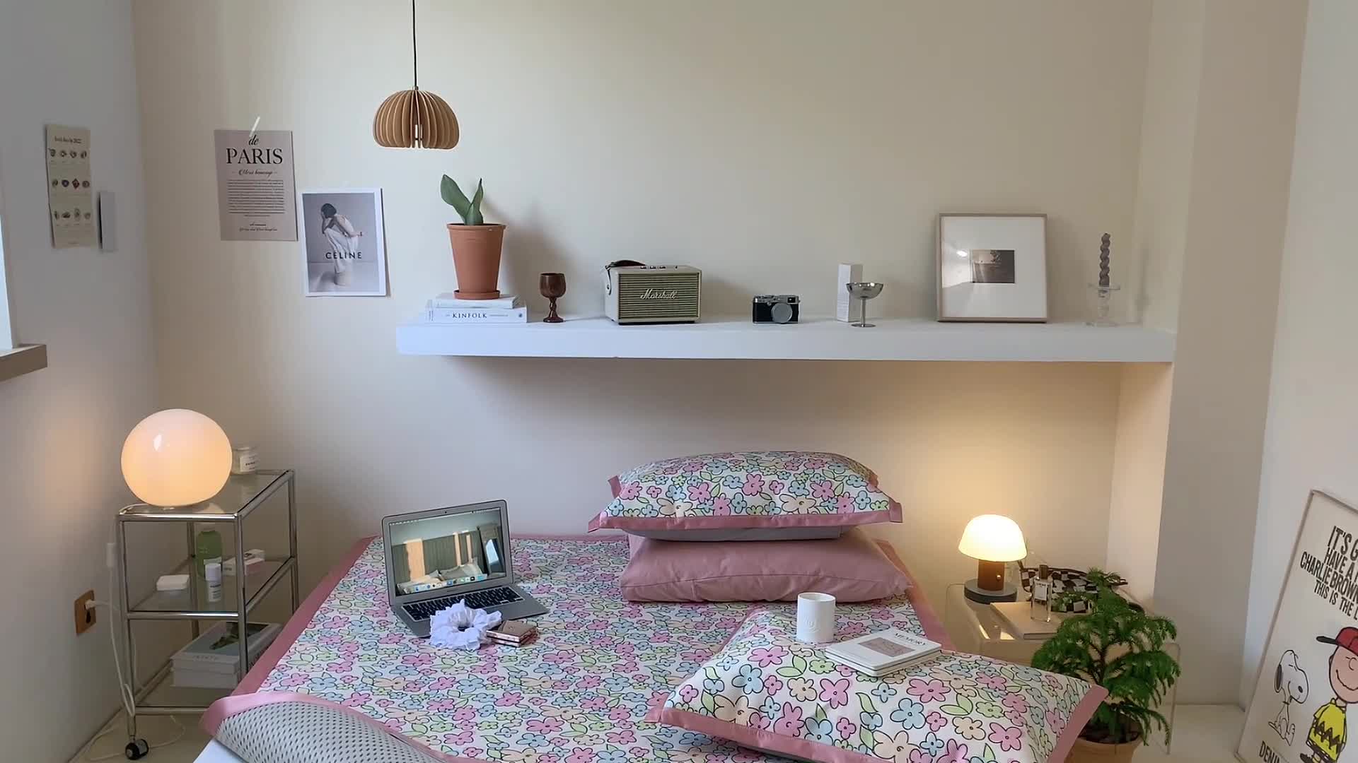 91家纺网 家纺一手货源 找家纺 昔可 2022新款900D数码印花冰藤养生席 夏日小花