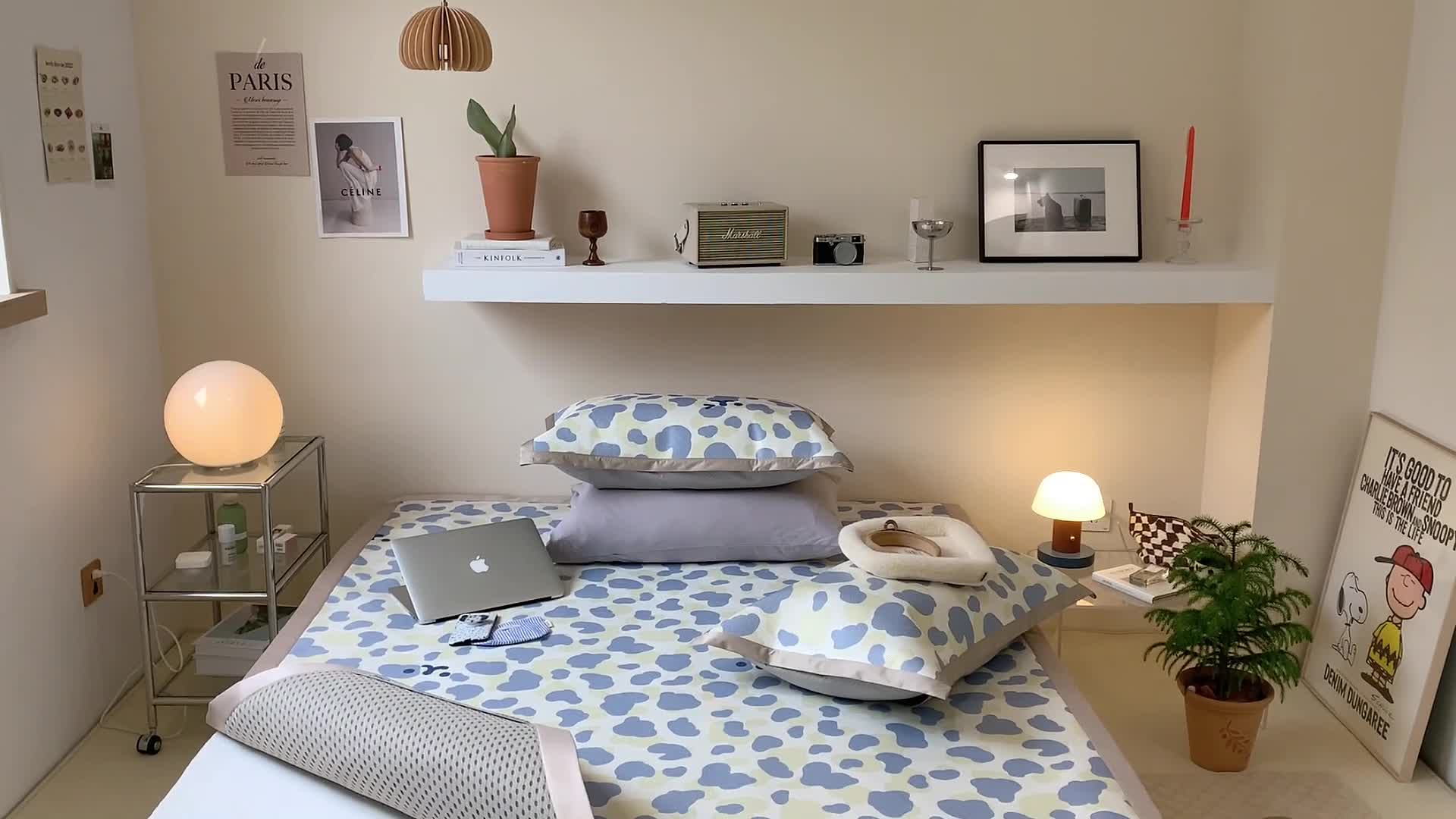 91家纺网 家纺一手货源 找家纺 昔可 2022新款900D数码印花冰藤养生席 奶牛笑脸