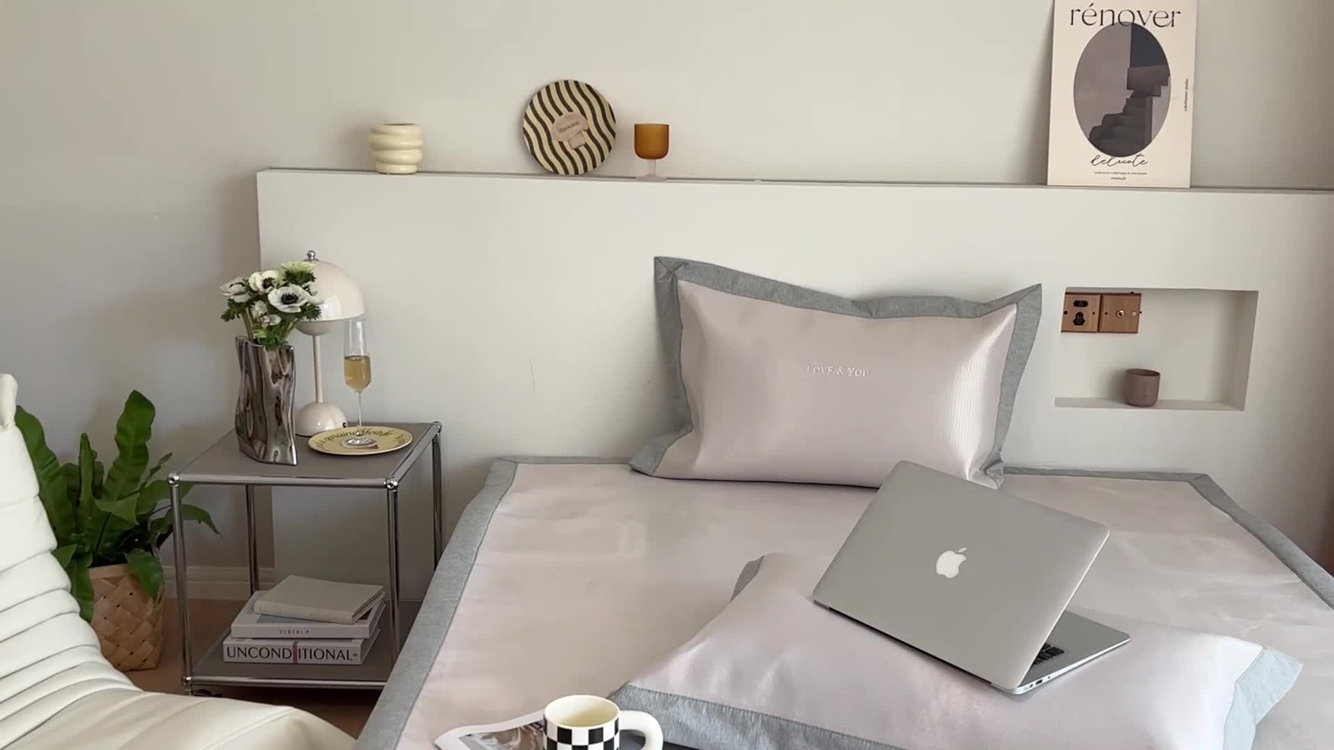 91家纺网 家纺一手货源 找家纺 昔可 2022新款600D冰丝席绣花款系列 篮子熊