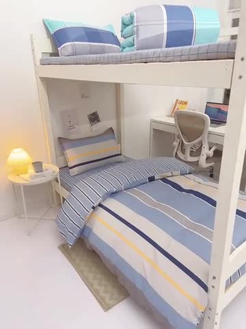 91家纺网 家纺一手货源 找家纺 牛魔王12868大学生全棉三件套羽丝棉六件套 安之诺然