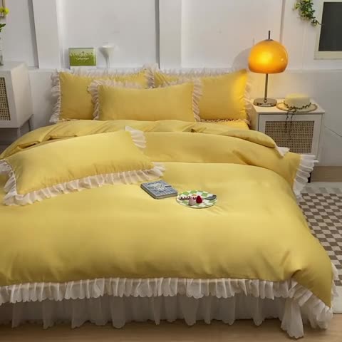 91家纺网 家纺一手货源 找家纺 （总）梦之岛 2022新款挚爱水洗真丝四件套