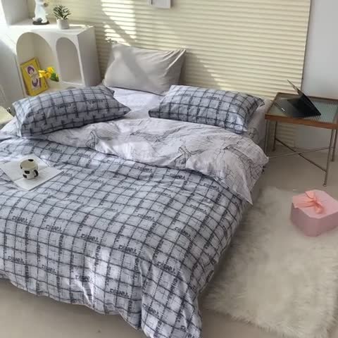 91家纺网 家纺一手货源 找家纺 怡家居 2022新款第六批全棉印花四件套 多伦多