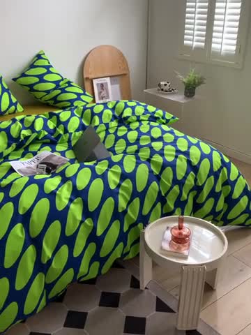 91家纺网 家纺一手货源 找家纺 怡家居 2022新款第六批全棉印花四件套 约克