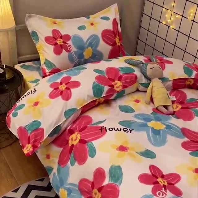 91家纺网 家纺一手货源 找家纺 乐居坊 2022新款芦荟棉花型宿舍床 摩登爱情