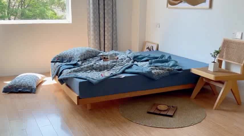 91家纺网 家纺一手货源 找家纺 安莱生活 2022新款棉麻夏被（可随意混搭） 棉麻-米