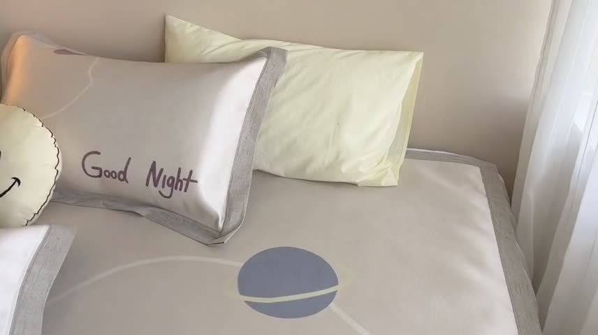 91家纺网 家纺一手货源 找家纺 时年 2022新款全工艺环保数码印花高品质水洗冰丝凉席 小宇宙