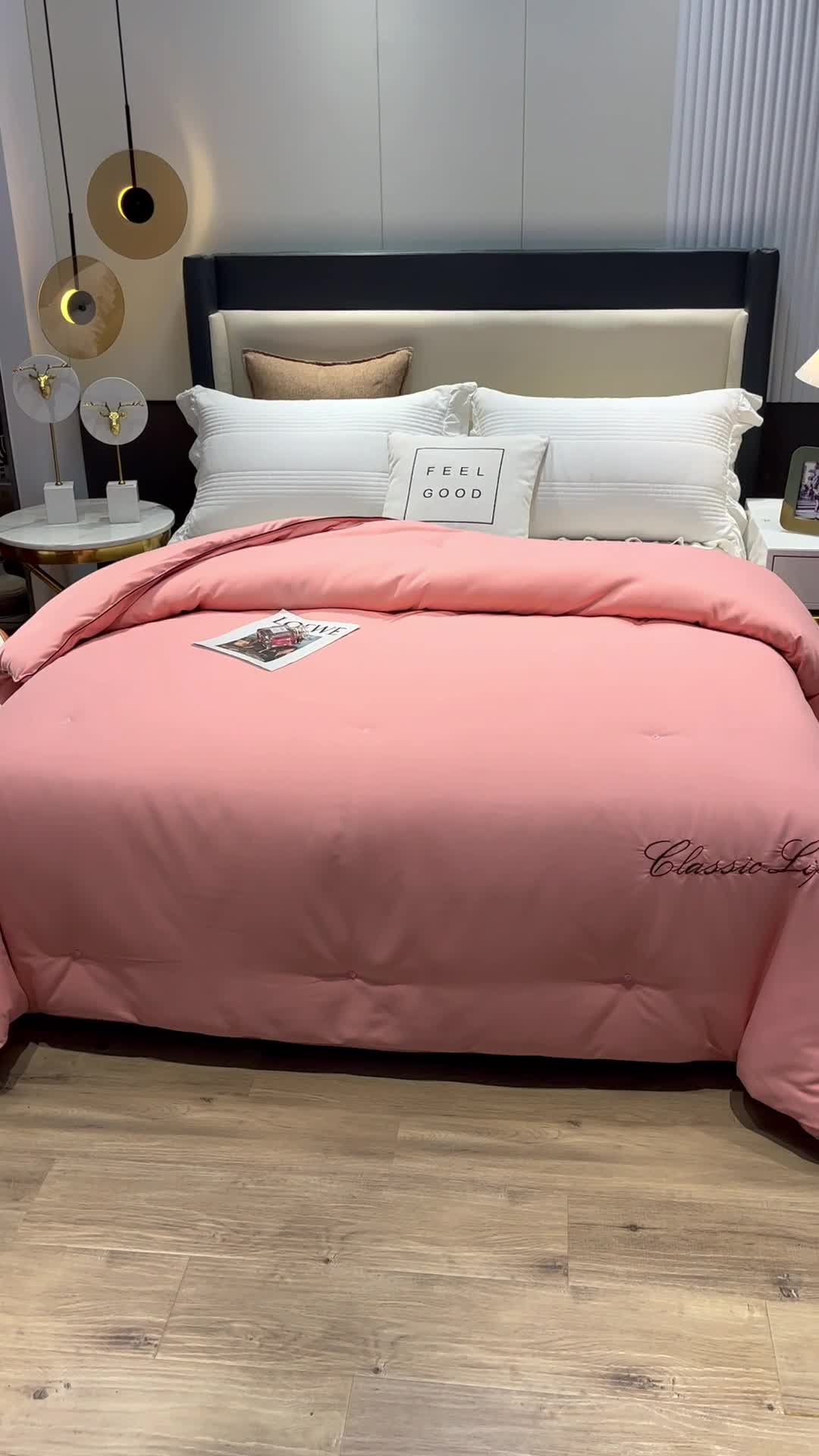 91家纺网 家纺一手货源 找家纺 洛卡棉蚕丝夏被纯手工被子被芯冬被春秋被夏被 温馨玉