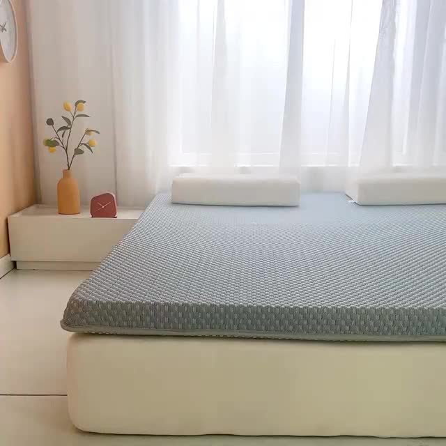 91家纺网 家纺一手货源 找家纺 （总）寐珂 2025新款A类凉感魔豆豆床垫-双人款