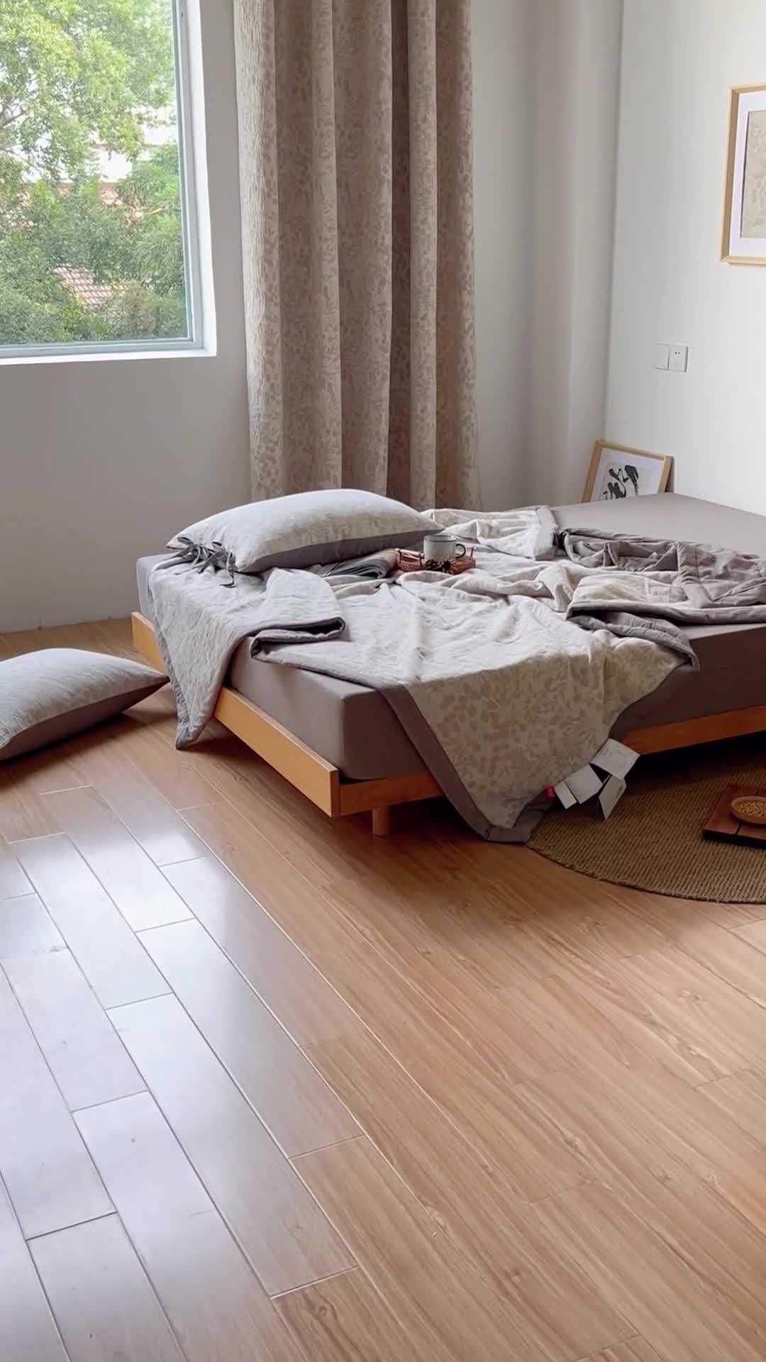 91家纺网 家纺一手货源 找家纺 安莱生活 2022新款全棉双层纱色织大提花夏被 栀子花-浅灰