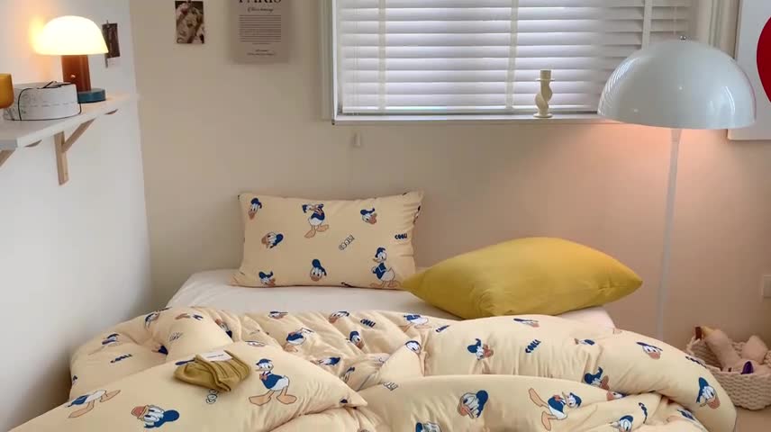 91家纺网 家纺一手货源 找家纺 星期八 2022新款迪士尼春秋被冬被 唐老鸭