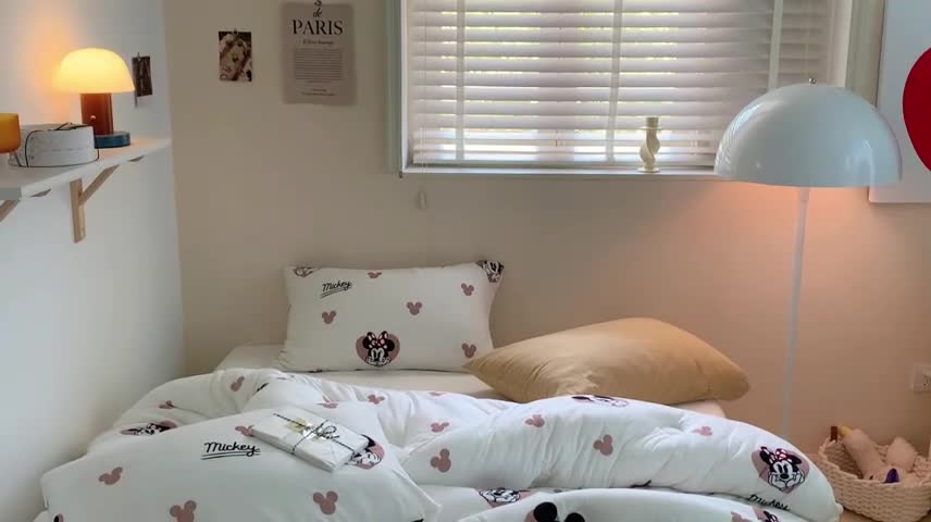 91家纺网 家纺一手货源 找家纺 星期八 2022新款迪士尼春秋被冬被 mickey