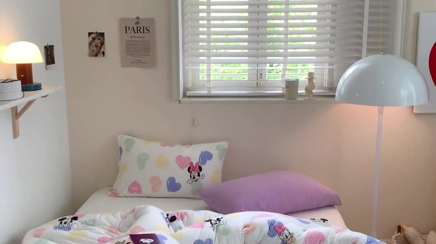 91家纺网 家纺一手货源 找家纺 星期八 2022新款迪士尼春秋被冬被 爱心米妮