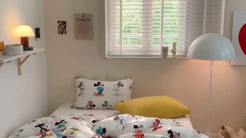 91家纺网 家纺一手货源 找家纺 星期八 2022新款迪士尼春秋被冬被 米妮米奇