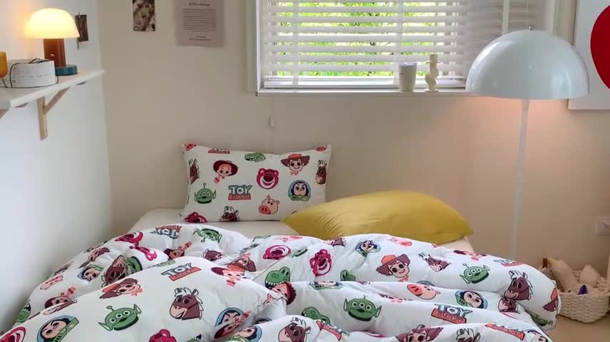 91家纺网 家纺一手货源 找家纺 星期八 2022新款迪士尼春秋被冬被 玩具总动员