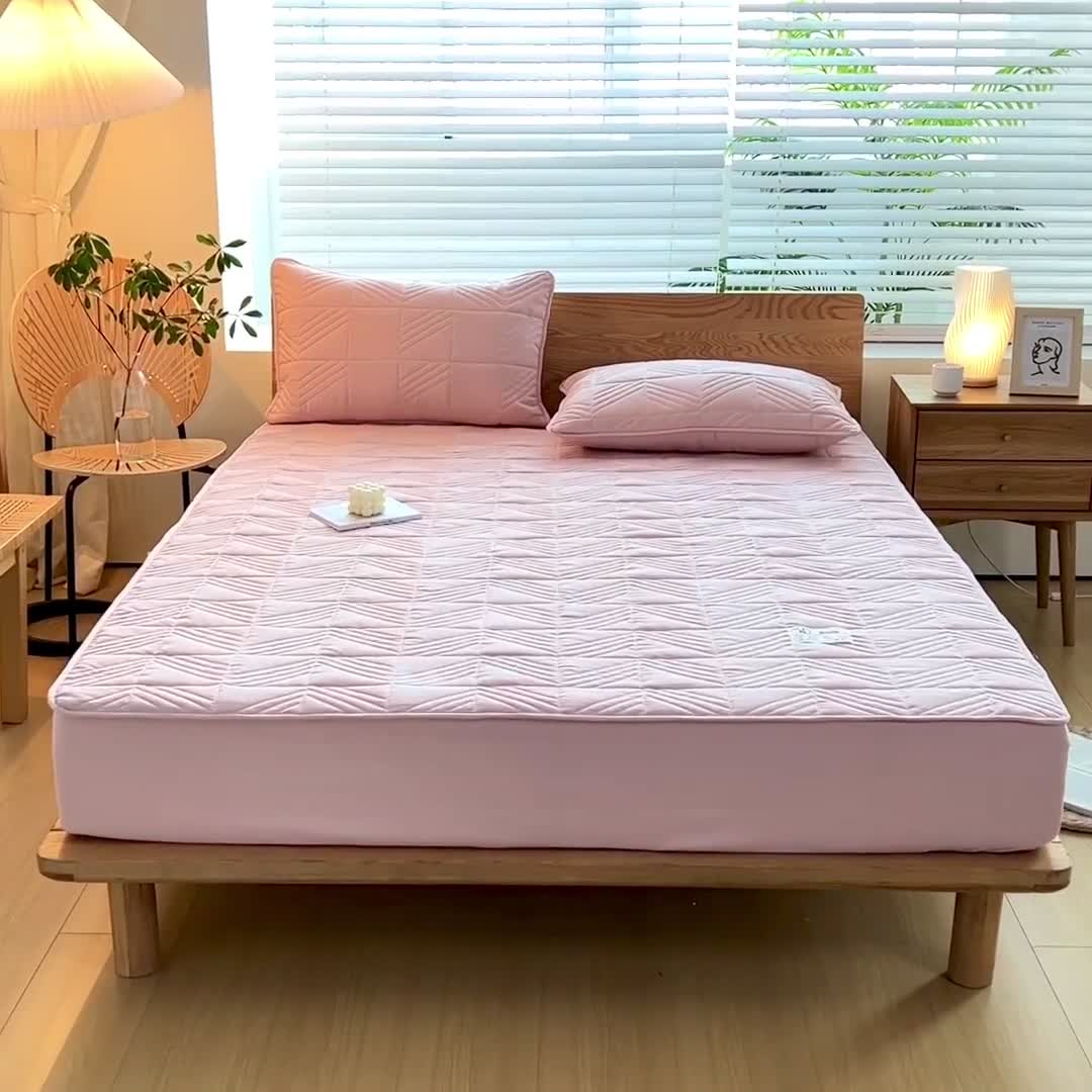 91家纺网 家纺一手货源 找家纺 （总）给笠 2023新款A类原棉夹棉大豆床笠