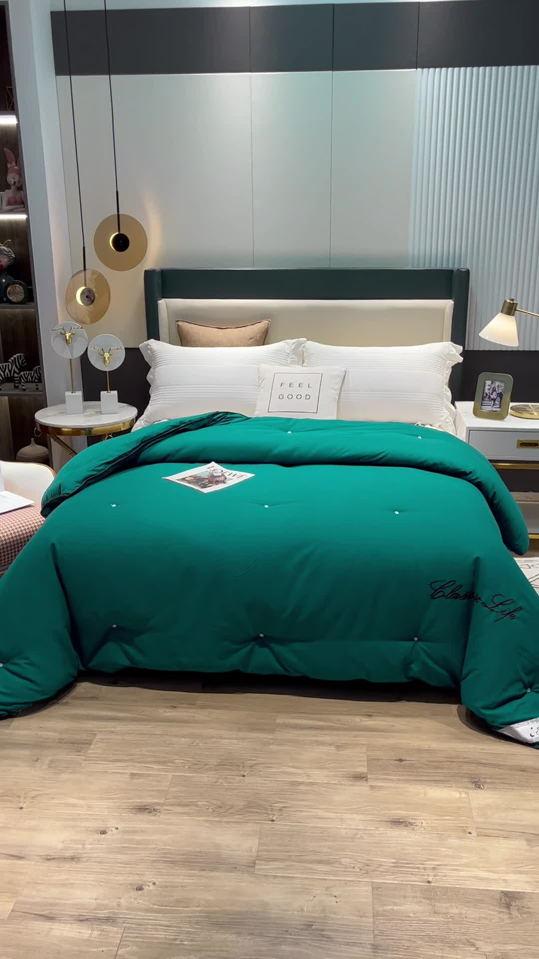 91家纺网 家纺一手货源 找家纺 总2024新款洛卡棉蚕丝夏被纯手工被子被芯冬被春秋被夏被