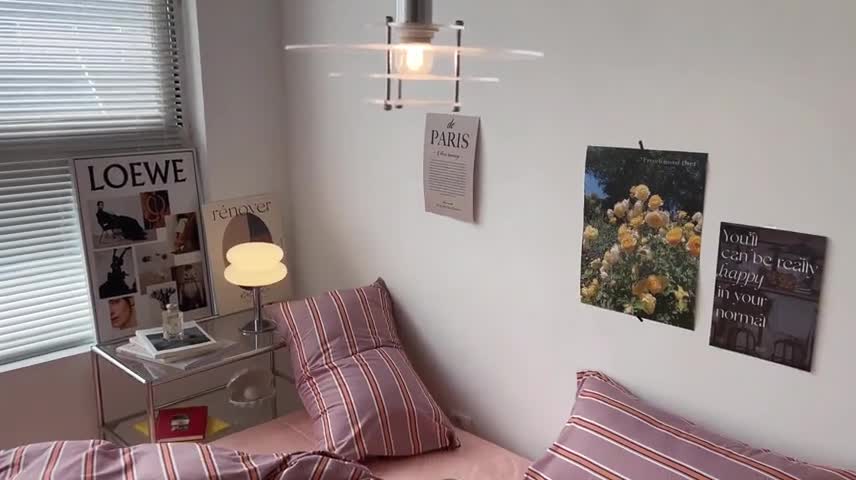 91家纺网 家纺一手货源 找家纺 昔可家纺2022新款韩风简约条纹全棉套件正常款 棕粉条