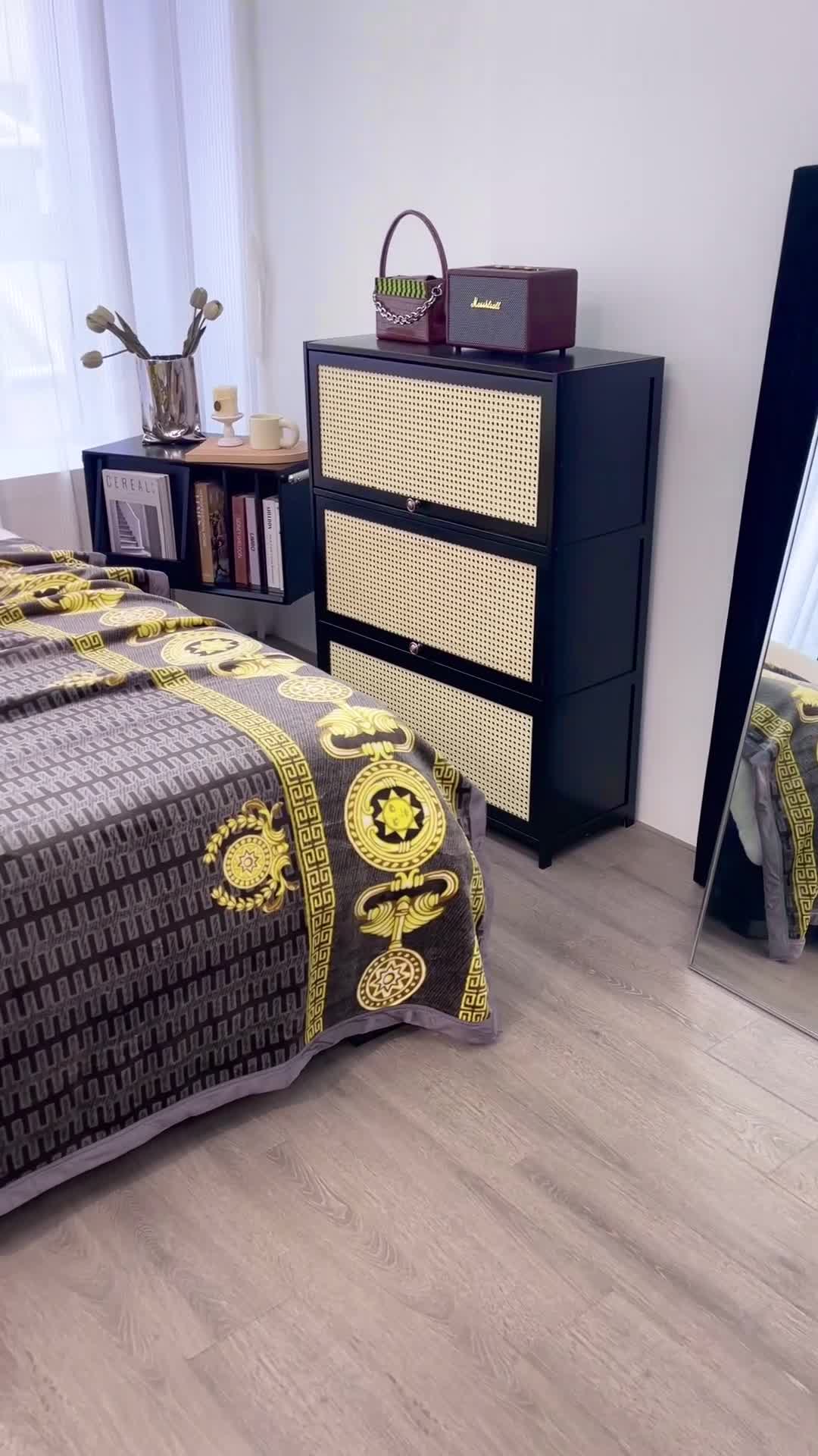 91家纺网 家纺一手货源 找家纺 缔缦 22新款More design AB版复合毛毯 巴特罗