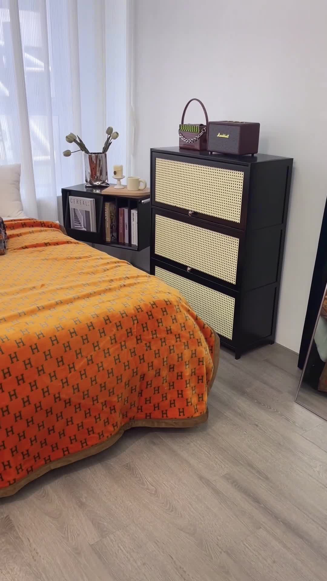 91家纺网 家纺一手货源 找家纺 缔缦 22新款More design AB版复合毛毯 莱卡