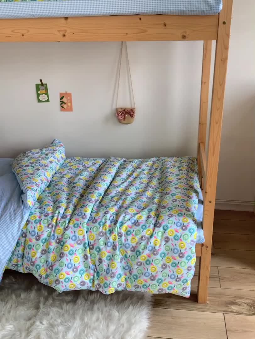 91家纺网 家纺一手货源 找家纺 怡家居 2023新款开学季全棉学生宿舍六件套 江南