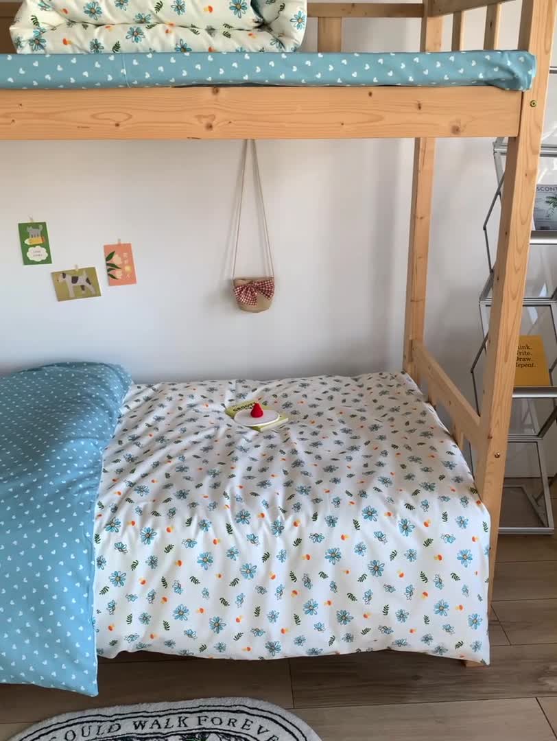 91家纺网 家纺一手货源 找家纺 怡家居 2023新款开学季全棉学生宿舍六件套 骊歌