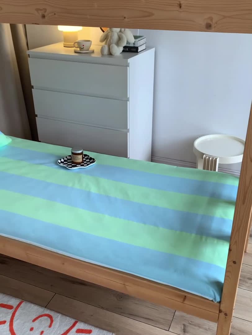 91家纺网 家纺一手货源 找家纺 怡家居  2023新款棉加水晶绒开学季学生床垫套 夏日冰