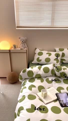 91家纺网 家纺一手货源 找家纺 昔可 2022新款全棉四件套新款影棚图 日光岛屿