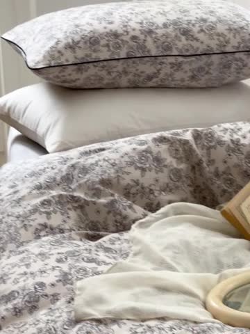 91家纺网 家纺一手货源 找家纺 （总）昔可家纺2022新款嵌绳全棉四件套套件组图一