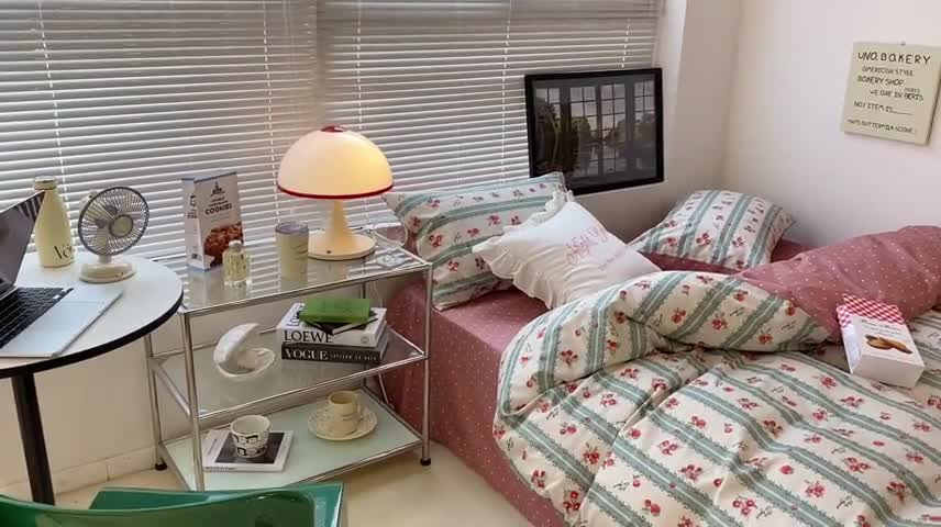 91家纺网 家纺一手货源 找家纺 昔可 2022新款爱丽丝梦游仙境系列四件套 爱莉草莓