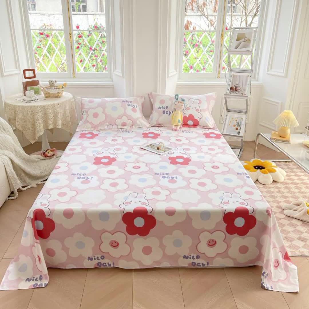 91家纺网 家纺一手货源 找家纺 绵庭 2022年秋冬12868全棉四件套 花样少年