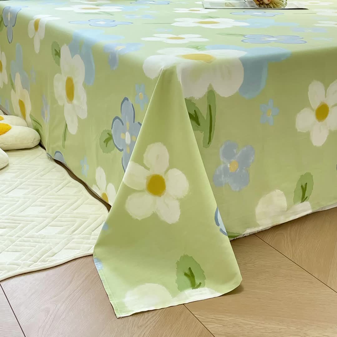 91家纺网 家纺一手货源 找家纺 绵庭 2022年秋冬12868全棉四件套 雅秀