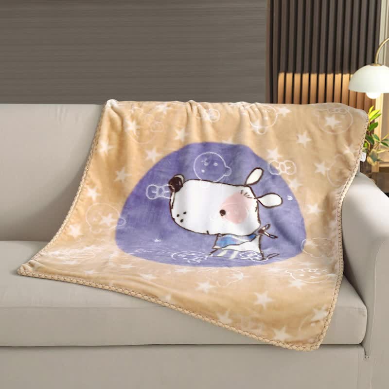 91家纺网 家纺一手货源 找家纺 升级云毯儿童毯婴儿宝宝毯空调毯午睡毯幼儿园双层毛毯 大白-黄